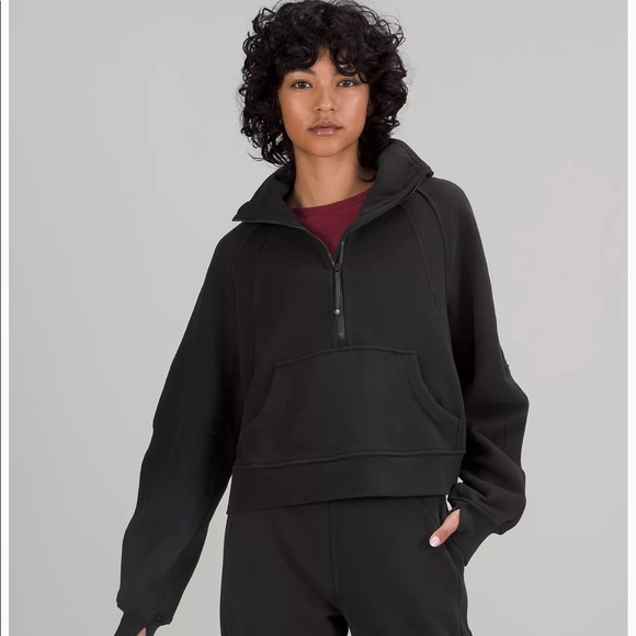 lululemon athletica Tops - Scuba Oversized Funnel Neck Half Zip